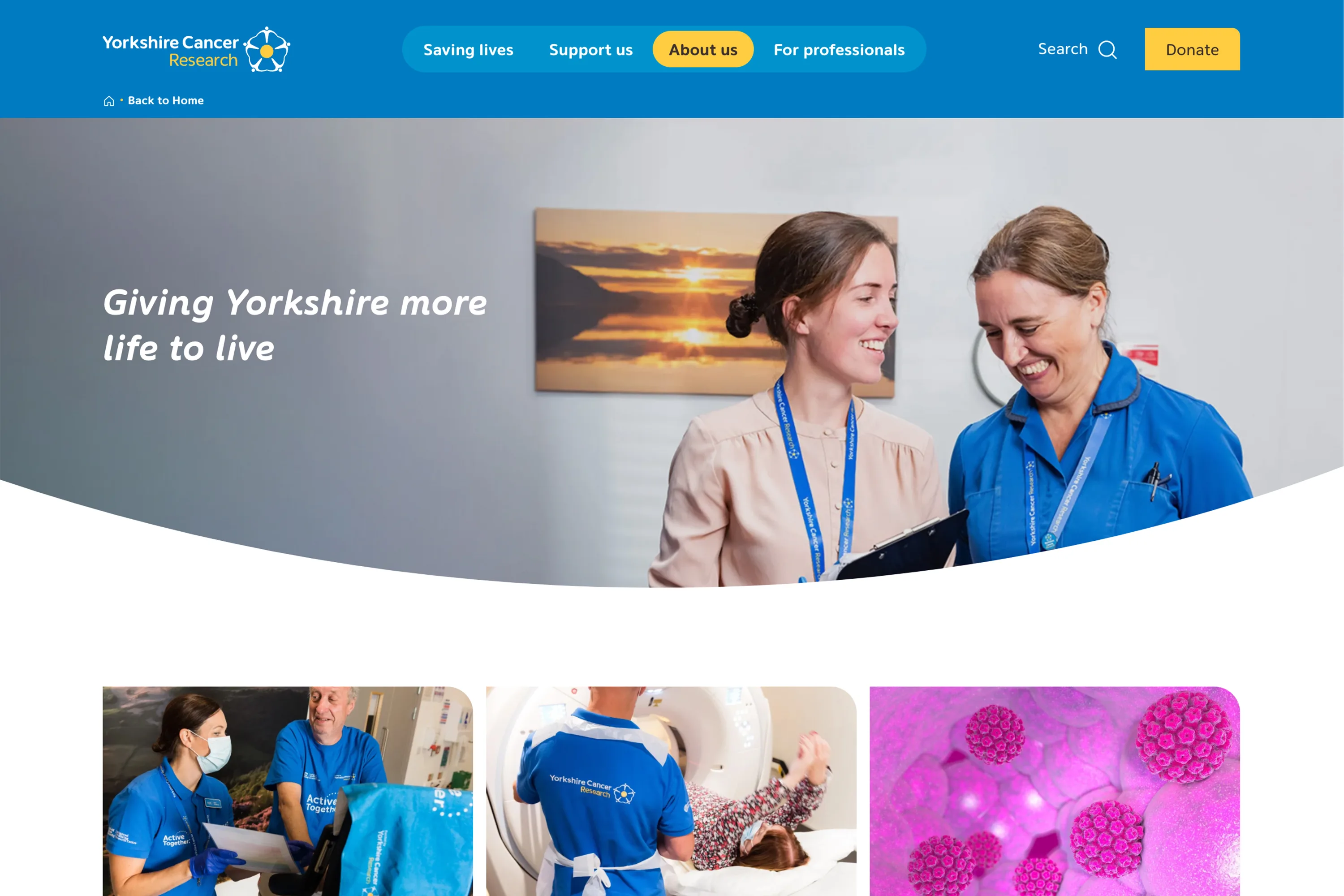 Yorkshire eCancer research about us page